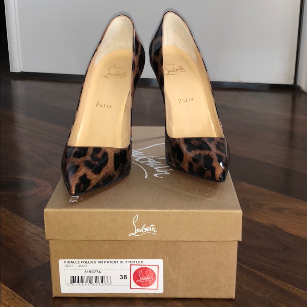 Pigalle Follies 100 Patent Glitter Leo